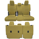 Bartact Ford Bronco Seat Covers coyote / coyote / Same as insert Color Bartact Tactical Rear Bench Seat Covers for 4 Door Ford Bronco 2021 - 2022 - NO Armrest Only
