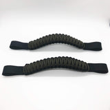 Bartact Grab Handles Black / Olive Drab Paracord Grab Handles for Headrests of Jeep Wrangler JK, JKU, JL, JLU, Gladiator, Toyota Tacoma, Ford Bronco and other vehicles with removable head rests (PAIR of 2)
