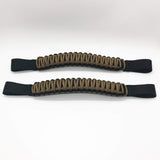 Bartact Grab Handles Paracord Grab Handles for Headrests of Jeep Wrangler JK, JKU, JL, JLU, Gladiator, Toyota Tacoma, Ford Bronco and other vehicles with removable head rests (PAIR of 2)