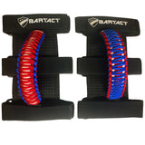 Bartact Grab Handles Red White Blue / Reversible Jeep Grab Handles for Roll Bar (PAIR of 2) Paracord Grab Handles for Jeep Wrangler, Gladiator, Polaris RZR, CanAm Maverick X3