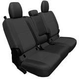 Bartact Jeep Gladiator Seat Covers black / black / Same as insert Color Rear Bench Tactical Seat Covers for Jeep Gladiator 2019-22 All Models BARTACT - WITH Fold Down Armrest ONLY!