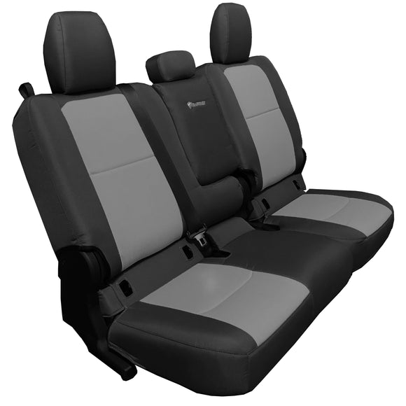Bartact Jeep Gladiator Seat Covers black / graphite / Same as insert Color Rear Bench Tactical Seat Covers for Jeep Gladiator 2019-22 All Models BARTACT - WITH Fold Down Armrest ONLY!