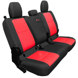 Bartact Jeep Gladiator Seat Covers black / red / Same as insert Color Rear Bench Tactical Seat Covers for Jeep Gladiator 2019-22 All Models BARTACT - NO Fold Down Armrest ONLY!