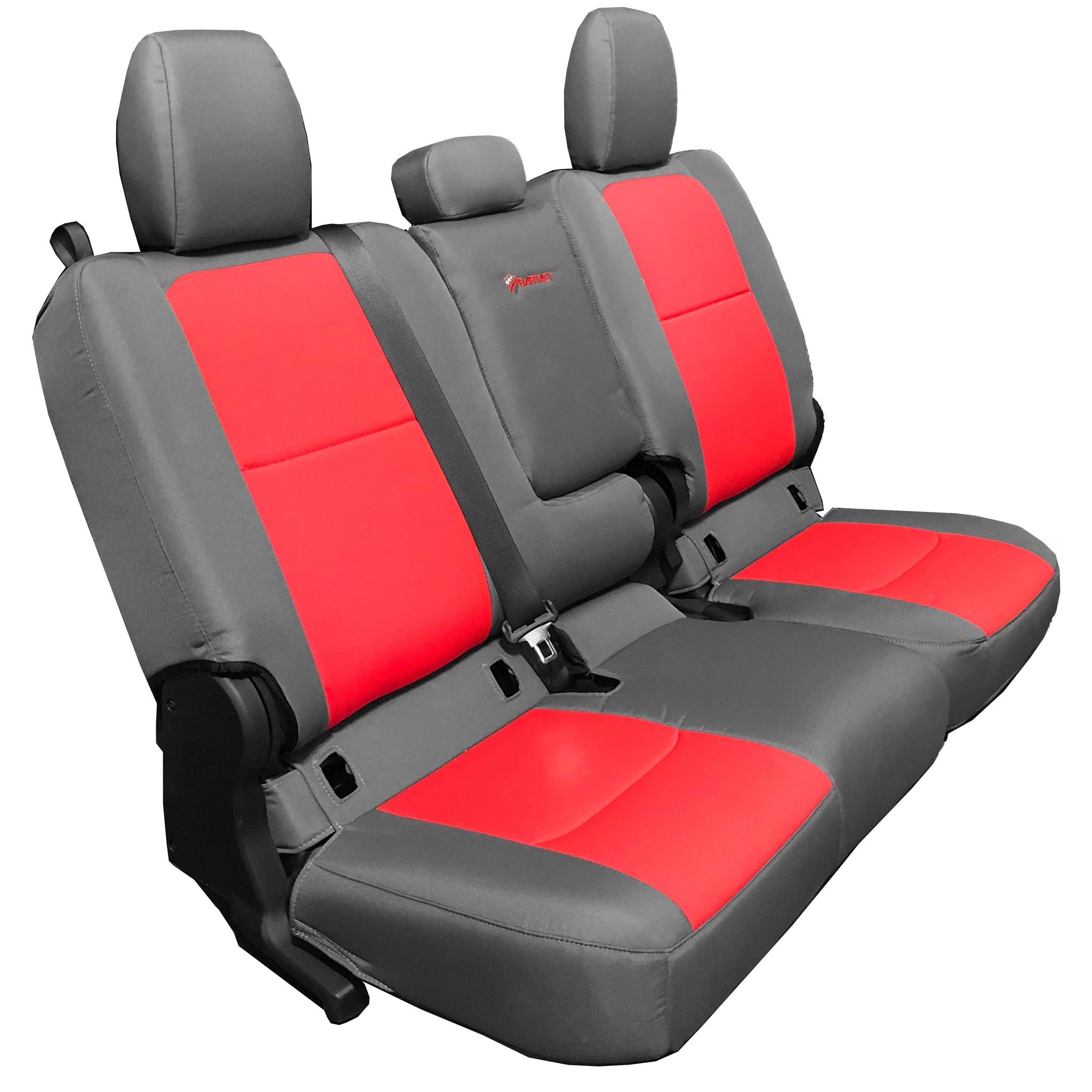 Bartact Tactical Series Rear Seat Cover (Black/Khaki) - JTSC2019RFBK