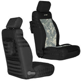 Bartact Jeep Wrangler Seat Covers black / acu camo Front Tactical Seat Covers for Jeep Wrangler 2007-10 JK & JKU BARTACT (PAIR) - SRS Air Bag Compliant
