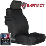 Bartact Jeep Wrangler Seat Covers black / black Front Tactical Seat Covers for Jeep Wrangler 2007-10 JK & JKU BARTACT (PAIR) - SRS Air Bag Compliant