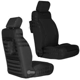 Bartact Jeep Wrangler Seat Covers black / black Front Tactical Seat Covers for Jeep Wrangler JK & JKU 2007-10 BARTACT (PAIR) w/ MOLLE - Non SRS Air Bag Compliant