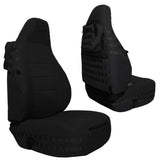 Bartact Jeep Wrangler Seat Covers black / black Front Tactical Seat Covers for Jeep Wrangler TJ 1997-02 (PAIR) w/ MOLLE Bartact