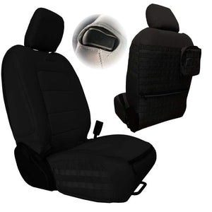 Bartact Jeep Wrangler Seat Covers black / graphite / Same as insert Color Front Tactical Seat Covers for Jeep Wrangler JL 2018-22 2 Door ONLY (NOT for Mojave or 392 Edition) Bartact w/ MOLLE