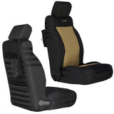 Bartact Jeep Wrangler Seat Covers black / coyote Front Tactical Seat Covers for Jeep Wrangler JK & JKU 2011-12 BARTACT (PAIR) w/ MOLLE - SRS Air Bag Compliant