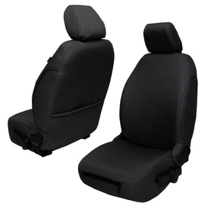 Bartact Jeep Wrangler Seat Covers Graphite Front Seat Covers for Jeep Wrangler JK & JKU 2007-10 BARTACT Base Line Performance Front Seat Covers (PAIR)