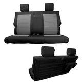 Bartact Jeep Wrangler Seat Covers black / graphite Rear Bench Tactical Seat Covers for Jeep Wrangler JL 2018-22 2 Door Bartact w/ MOLLE