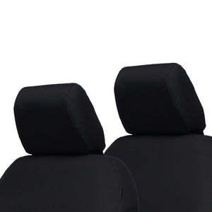 Bartact Jeep Wrangler Seat Covers Graphite Head Rest Covers (PAIR) for 2011-18 Jeep Wrangler JK JKU Front Seats