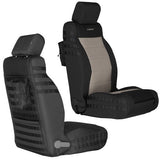 Bartact Jeep Wrangler Seat Covers black / khaki Front Tactical Seat Covers for Jeep Wrangler JK & JKU 2011-12 BARTACT (PAIR) w/ MOLLE - Non SRS Air Bag Compliant