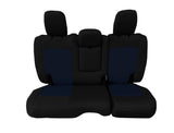 Bartact Jeep Wrangler Seat Covers black / navy / Same as insert Color Rear Bench Tactical Seat Covers for Jeep Wrangler 4XE JLU 2021+ 4 Door | BARTACT | WITH Fold Down Armrest ONLY! (4XE Edition ONLY!) w/ MOLLE
