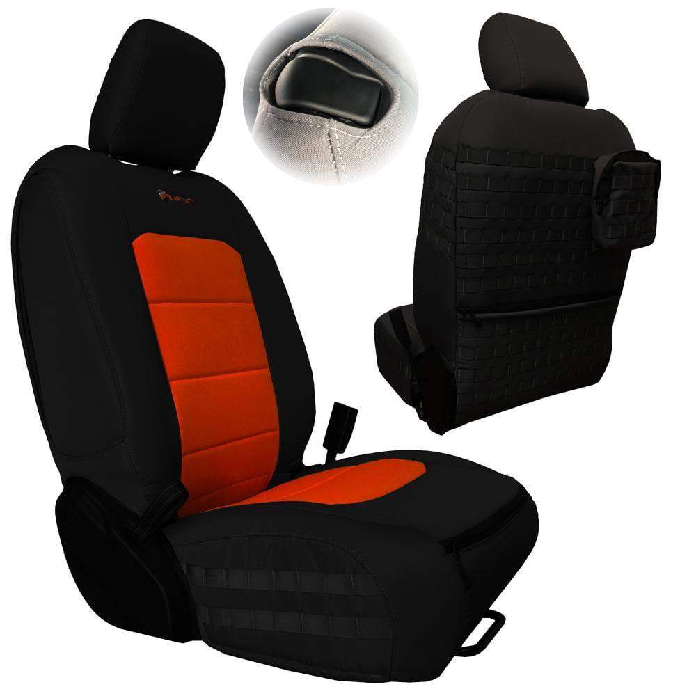 Front Tactical Seat Covers for Jeep Wrangler JL 2018-23 2 Door