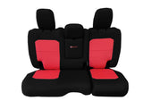 Bartact Jeep Wrangler Seat Covers black / red / Same as insert Color Rear Bench Tactical Seat Covers for Jeep Wrangler 4XE JLU 2021+ 4 Door | BARTACT | WITH Fold Down Armrest ONLY! (4XE Edition ONLY!) w/ MOLLE