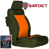 Bartact Jeep Wrangler Seat Covers Front Tactical Seat Covers for Jeep Wrangler JK & JKU 2007-10 BARTACT (PAIR) w/ MOLLE - Non SRS Air Bag Compliant