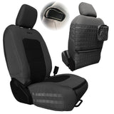 Bartact Jeep Wrangler Seat Covers graphite / black / Same as insert Color Front Tactical Seat Covers for Jeep Wrangler JL 2018-22 2 Door ONLY (NOT for Mojave or 392 Edition) Bartact w/ MOLLE
