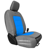 Bartact Jeep Wrangler Seat Covers Graphite / Blue / Same as insert Color Front Tactical Seat Covers for Jeep Wrangler JLU 2018-22 4 Door ONLY (NOT for Mojave or 392 Edition) Bartact w/ MOLLE