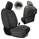 Bartact Jeep Wrangler Seat Covers graphite / graphite / Same as insert Color Front Tactical Seat Covers for Jeep Wrangler JL 2018-22 2 Door ONLY (NOT for Mojave or 392 Edition) Bartact w/ MOLLE