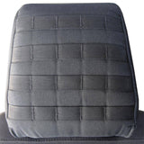 Bartact Jeep Wrangler Seat Covers Graphite MOLLE Headrest Covers - Tactical 2011-18 Jeep Wrangler JKU 4 Door Rear Bench Seats (PAIR)