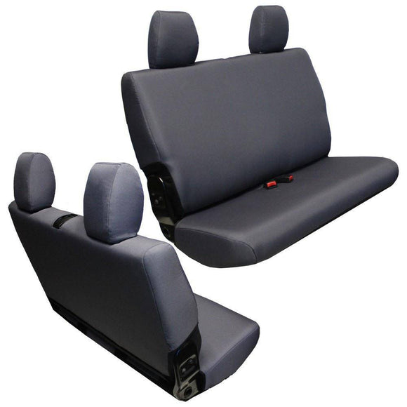 Bartact Jeep Wrangler Seat Covers Graphite Rear Bench Seat Covers for Jeep Wrangler JK 2007-10 2 Door Bartact - Base Line Performance