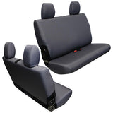 Bartact Jeep Wrangler Seat Covers Graphite Rear Bench Seat Covers for Jeep Wrangler JK 2013-18 2 Door Bartact - Base Line Performance