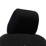 Bartact Jeep Wrangler Seat Covers Head Rest Covers (PAIR) for 2007-10 Jeep Wrangler JK 2 Door Rear Bench