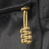Bartact Miscellaneous 5 / Coyote Paracord Zipper Pulls (w/ key ring) - qty 5 - Hand Woven USA 550 Paracord - Bartact