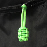 Bartact Miscellaneous 5 / Gecko-Neon Green Paracord Zipper Pulls (w/ key ring) - qty 5 - Hand Woven USA 550 Paracord - Bartact