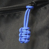 Bartact Miscellaneous 5 / Royal Blue Paracord Zipper Pulls (w/ key ring) - qty 5 - Hand Woven USA 550 Paracord - Bartact