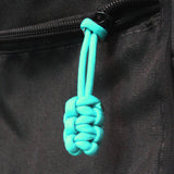 Bartact Miscellaneous 5 / Teal Paracord Zipper Pulls (w/ key ring) - qty 5 - Hand Woven USA 550 Paracord - Bartact
