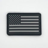 Bartact Miscellaneous American Flag Patch PVC Rubber w/ Color Options - USA Flag Patch, Thin Blue Line Patch, Thin Red Line Patch 2" x 3" w/ Velcro/Hook backing