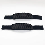 Bartact Miscellaneous Black Adjustable Paracord Door Limiting Straps (pair of 2) for 1976-06 Jeep Wrangler CJ, YJ, TJ