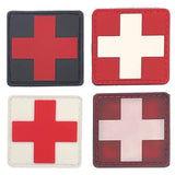 Bartact Miscellaneous Medical Patch, EMT Patch, PVC Rubber, 1.5" x 1.5", Velcro Hook backing
