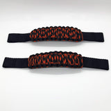 Bartact Miscellaneous Orange Camo Adjustable Paracord Door Limiting Straps (pair of 2) for 1976-06 Jeep Wrangler CJ, YJ, TJ