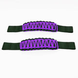 Bartact Miscellaneous Purple Adjustable Paracord Door Limiting Straps (pair of 2) for 1976-06 Jeep Wrangler CJ, YJ, TJ