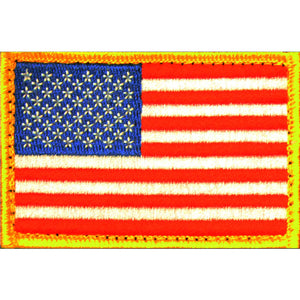 Bartact Miscellaneous Morale Patches Choose Style - Embroidered American Flag Patch - USA, Thin Blue Line, Thin Red Line 2" x 3" Patch w/ Velcro/Hook backing