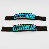 Bartact Miscellaneous Teal Adjustable Paracord Door Limiting Straps (pair of 2) for 1976-06 Jeep Wrangler CJ, YJ, TJ