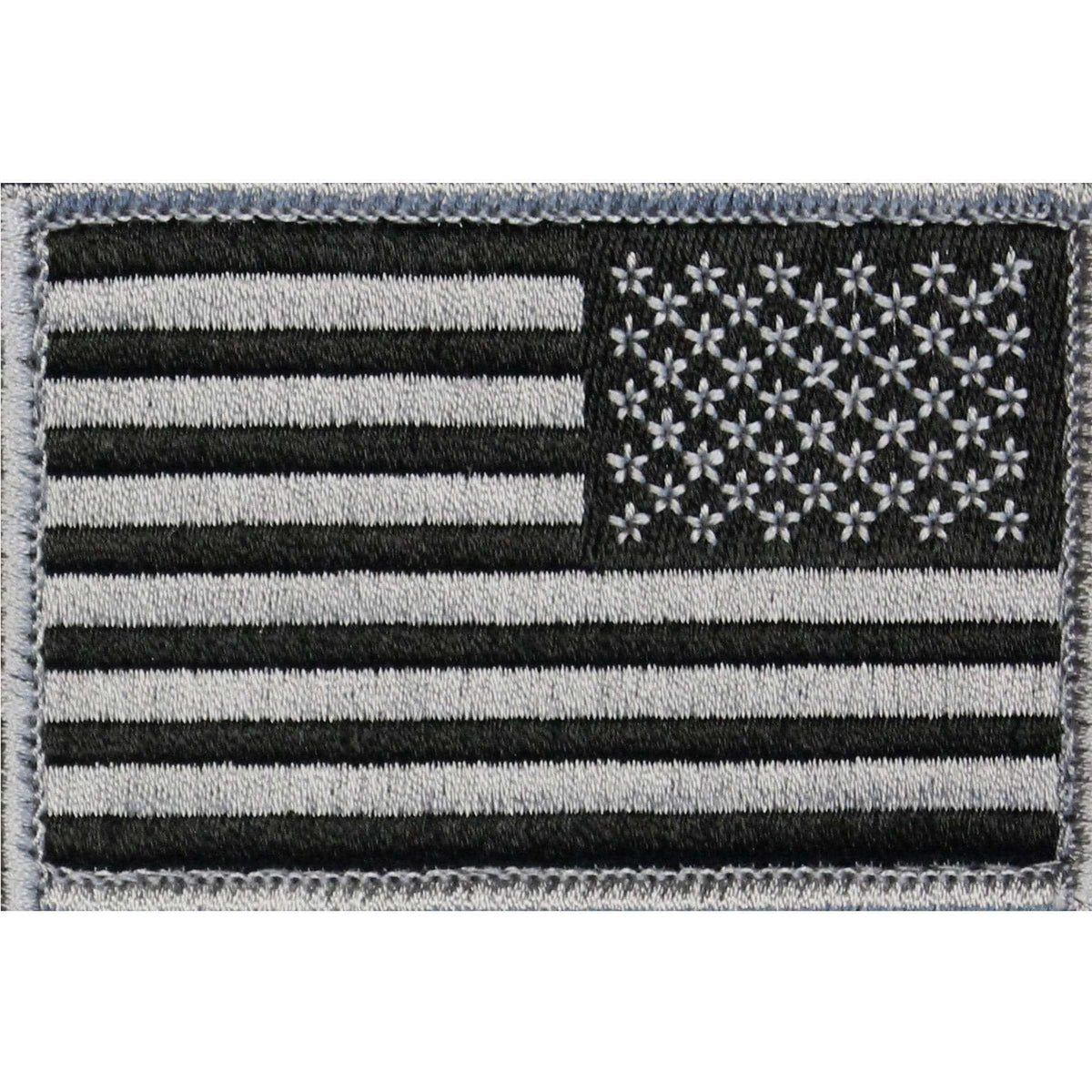 Thin Blue Line Flag Patch, Embroidered 2