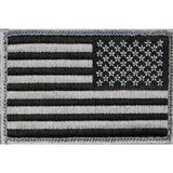 Bartact Miscellaneous Thin Blue Line Flag Patch, Embroidered 2" x 3" Morale Patch w/ Velcro/Hook backing - Choose Right or Left