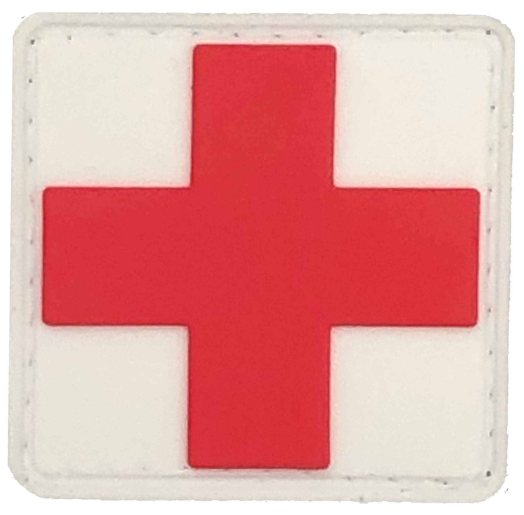 First Aid Kit IFAK PVC Patch (White And Red