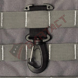 Bartact MOLLE ACCESSORIES Black MOLLE Attachments, Bartact, PALS/MOLLE T-Bar & Heavy Duty Acetal Swivel Hooks (pair of 2)