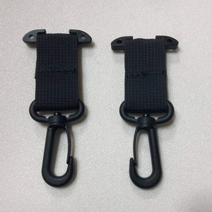 Bartact MOLLE ACCESSORIES Black MOLLE Attachments by Bartact - PALS/MOLLE T-Bar & Swivel Hooks (pair of 2)