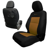 Bartact Toyota Tacoma Seat Covers black / coyote Front Tactical Seat Covers for Toyota Tacoma 2016-19 All Models (TRD & Non-TRD) BARTACT (Pair) w/ MOLLE
