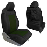 Bartact Toyota Tacoma Seat Covers black / olive drab Front Tactical Seat Covers for Toyota Tacoma 2009-15 (TRD) BARTACT (Pair) w/ MOLLE