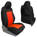 Bartact Toyota Tacoma Seat Covers black / orange Front Tactical Seat Covers for Toyota Tacoma 2009-15 (TRD) BARTACT (Pair) w/ MOLLE