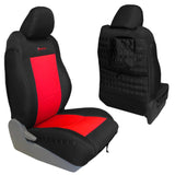 Bartact Toyota Tacoma Seat Covers black / red Front Tactical Seat Covers for Toyota Tacoma TRD 2005-08 BARTACT (PAIR) w/ MOLLE