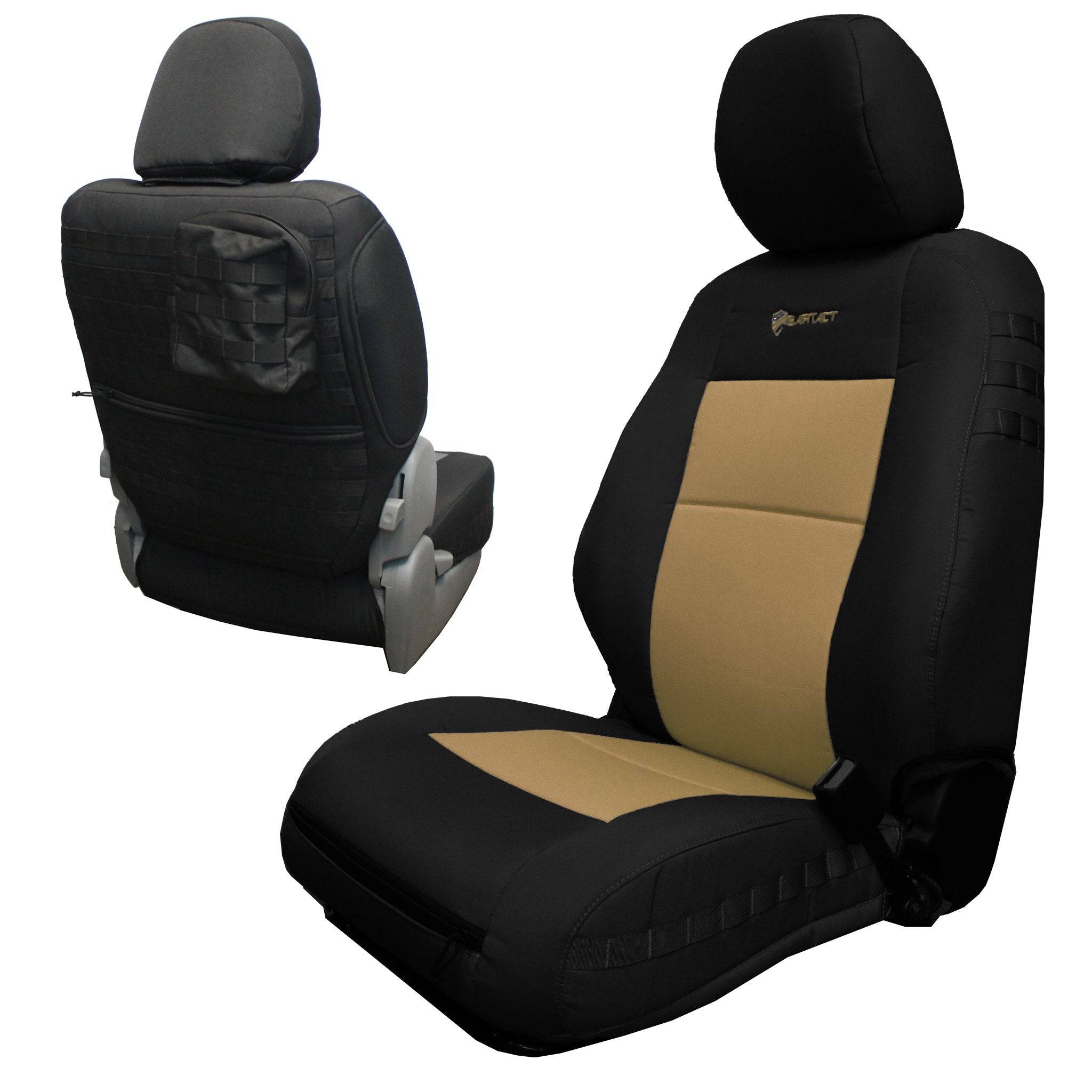 Designcovers Bench Seat Covers For 95-00 Toyota Tacoma 60-40 Seats - Black/Red Claws
